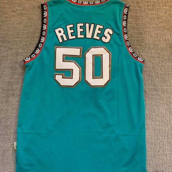 Vancouver Grizzles Throwback Adidas Hardwood Classics Jersey (Brian Reeves) - Picture 2 of 3